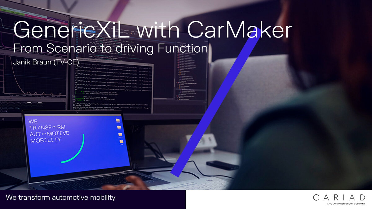 GenericXiL with CarMaker (2024) IPG Automotive