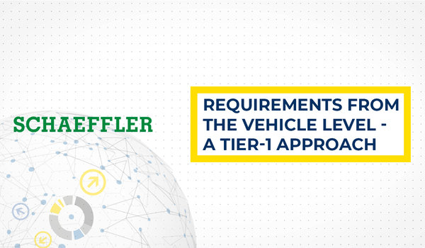 [Translate to english:] Requirements Determination from the Vehicle Level to the System Level of Mechatronic Actuators - A Tier-1 Approach to Model Based System Development