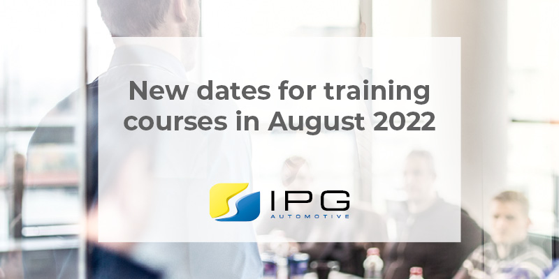 New training courses in August