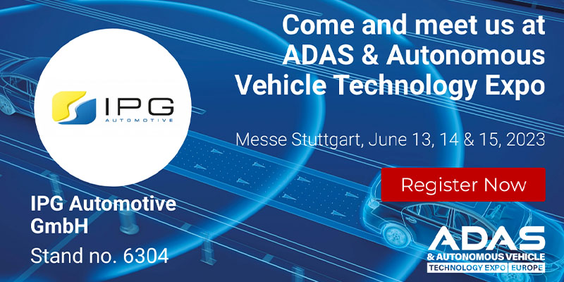 IPG Automotive at the ADAS & Autonomous Vehicle Technology Expo 2023