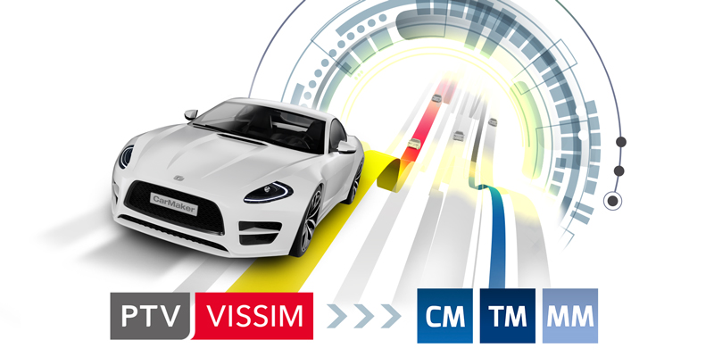 CarMaker, Schnittstelle PTV Vissim